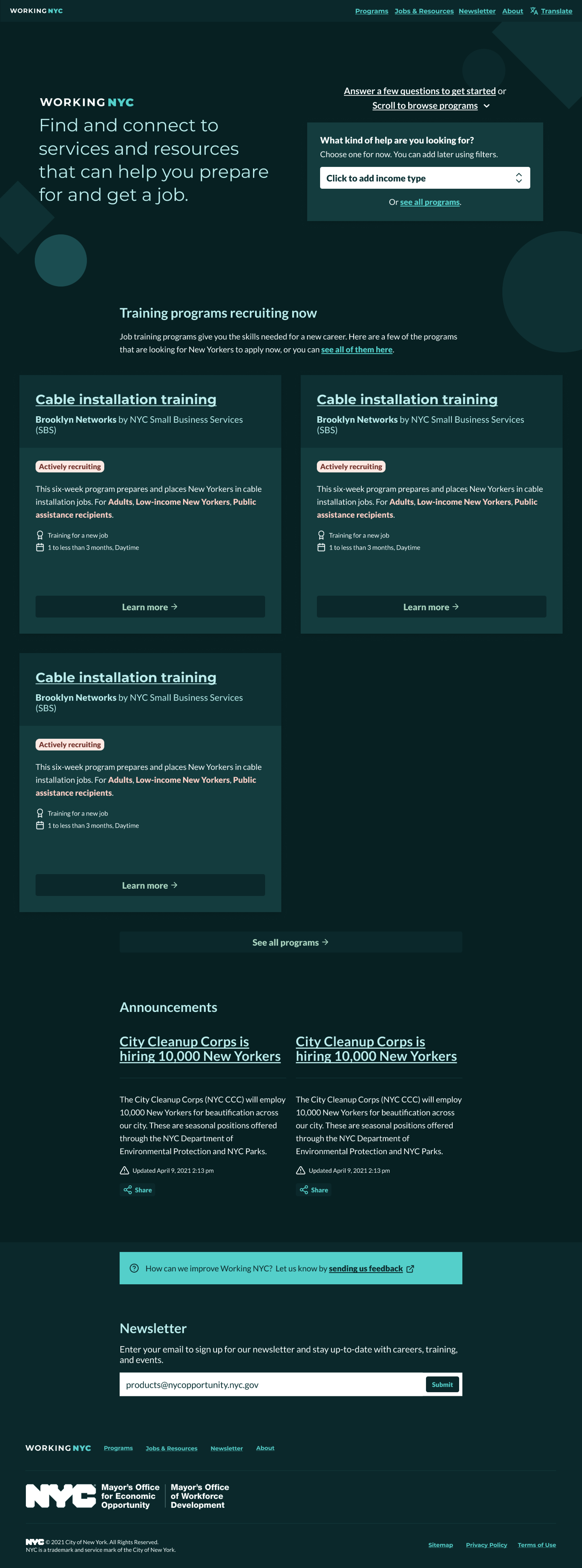 Screenshot of simulated Tritanopia for the default, or night theme.